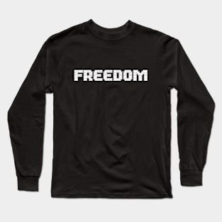 FREEDOM INDEPENDENCE DAY 4TH OF JULY FRONT-PRINT Long Sleeve T-Shirt